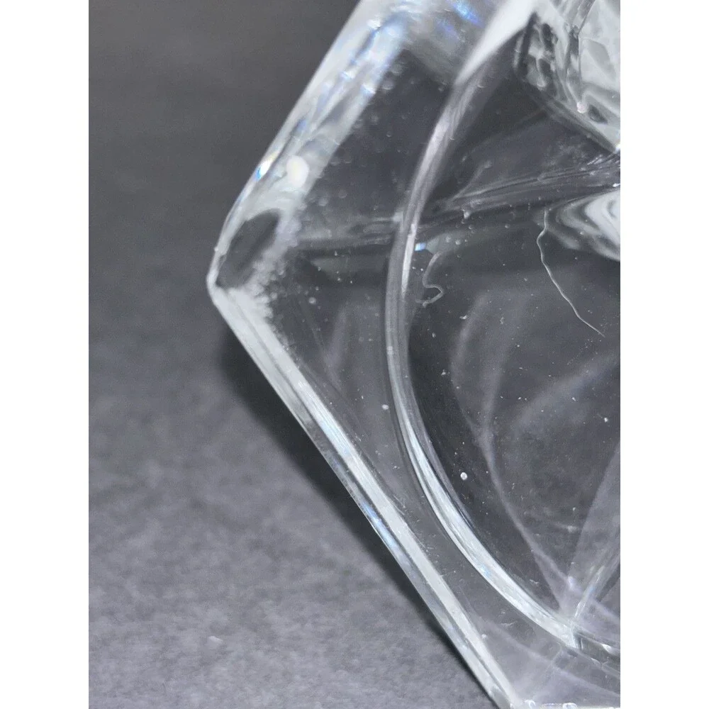 Vintage Val St. Lambert Crystal Vase Art Deco